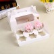 Cupcake Box mit Sichtfenster / Muffin Box / Cup Cake Box 6  er - CBH6 - Mytortenland